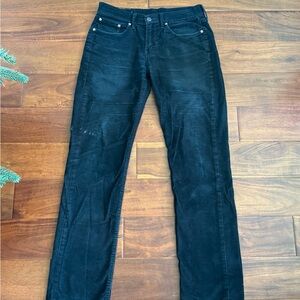 Levi's Men's Black Corduroy Jeans - Used -